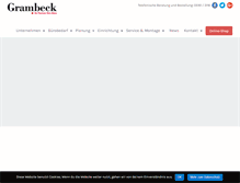 Tablet Screenshot of grambeck.de